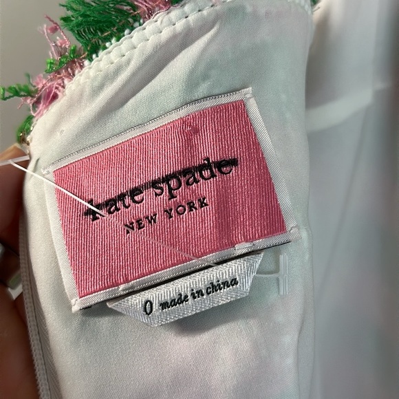 Kate Spade Plaid Tweed Sleeveless Dress Size 0 - Picture 15 of 15